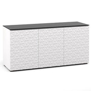 Salamander Milan 337 Triple-Width AV Cabinet in White / Black Glass | Best Salamander Milan 337 Triple-Width AV Cabinet in White / Black Glass | Salamander Milan 337 Triple-Width AV Cabinet in White / Black Glass Reviews | Audiolab Home Audio