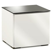 Salamander Miami 217 Single-Width AV Cabinet in Gloss White / Black Glass | Best Salamander Miami 217 Single-Width AV Cabinet in Gloss White / Black Glass | Salamander Miami 217 Single-Width AV Cabinet in Gloss White / Black Glass Reviews | Audiolab Home Audio