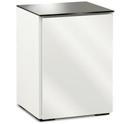Salamander Miami 317 Single-Width AV Cabinet in Gloss White / Black Glass | Best Salamander Miami 317 Single-Width AV Cabinet in Gloss White / Black Glass | Salamander Miami 317 Single-Width AV Cabinet in Gloss White / Black Glass Reviews | Audiolab Home Audio