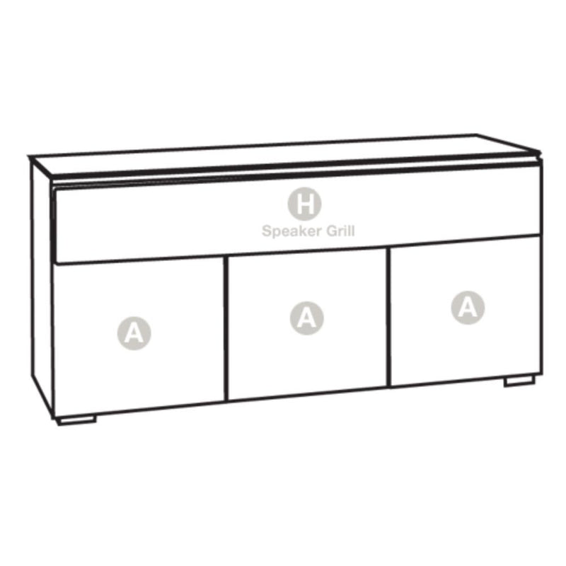 Salamander Designs Miami 339 in Gloss White / Black Glass C/MM339/GW/BK | Best Salamander Designs Miami 339 in Gloss White / Black Glass C/MM339/GW/BK | Salamander Designs Miami 339 in Gloss White / Black Glass C/MM339/GW/BK Reviews | Audiolab Home Audio