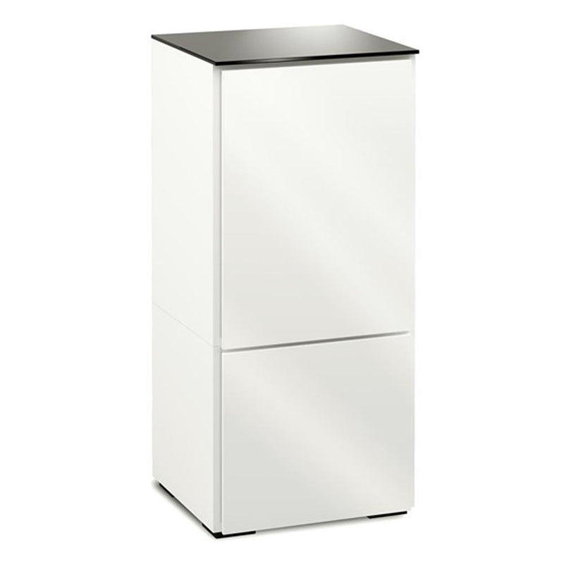 Salamander Designs Miami 517 in Gloss White / Black Glass C/MM517/GW/BK | Best Salamander Designs Miami 517 in Gloss White / Black Glass C/MM517/GW/BK | Salamander Designs Miami 517 in Gloss White / Black Glass C/MM517/GW/BK Reviews | Audiolab Home Audio