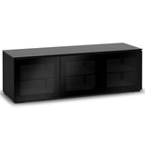 Salamander Oslo 237 Triple-Width AV Cabinet in Black Glass (Demo)