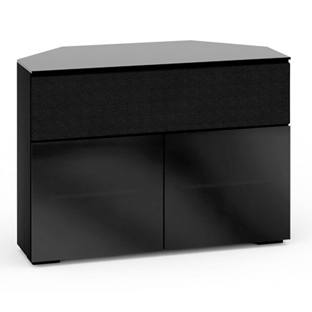 Salamander Oslo 329 Corner Double-Width AV Cabinet in Black Glass | Best Salamander Oslo 329 Corner Double-Width AV Cabinet in Black Glass | Salamander Oslo 329 Corner Double-Width AV Cabinet in Black Glass Reviews | Audiolab Home Audio
