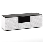 Salamander Milan 236 64" TV Stand AV Cabinet in White w/ 3D Geometric Pattern Doors | Best Salamander Milan 236 64" TV Stand AV Cabinet in White w/ 3D Geometric Pattern Doors | Salamander Milan 236 64" TV Stand AV Cabinet in White w/ 3D Geometric Pattern Doors Reviews | Audiolab Home Audio