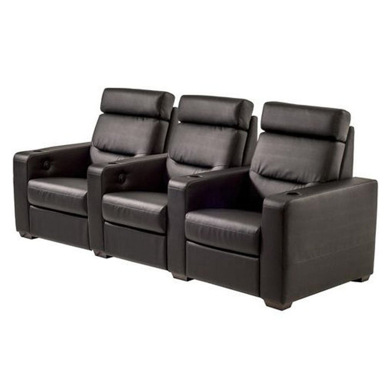 Salamander AV Basics TC3 3 Seat Black Leather Motorized Reclining Home Theater Seating | Best Salamander AV Basics TC3 3 Seat Black Leather Motorized Reclining Home Theater Seating | Salamander AV Basics TC3 3 Seat Black Leather Motorized Reclining Home Theater Seating Reviews | Audiolab Home Audio