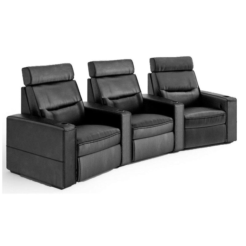 Salamander AV Basics TC3 3 Seat Curved Black Leather Motorized Reclining Home Theater Seating | Best Salamander AV Basics TC3 3 Seat Curved Black Leather Motorized Reclining Home Theater Seating | Salamander AV Basics TC3 3 Seat Curved Black Leather Motorized Reclining Home Theater Seating Reviews | Audiolab Home Audio