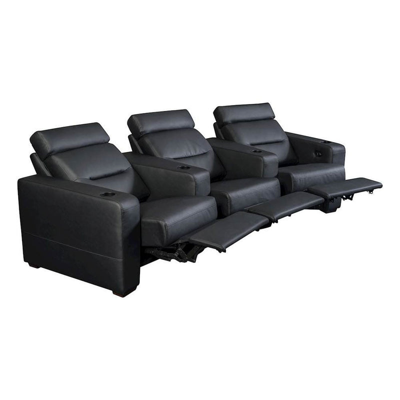 Salamander AV Basics TC3 3 Seat Curved Black Leather Motorized Reclining Home Theater Seating | Best Salamander AV Basics TC3 3 Seat Curved Black Leather Motorized Reclining Home Theater Seating | Salamander AV Basics TC3 3 Seat Curved Black Leather Motorized Reclining Home Theater Seating Reviews | Audiolab Home Audio