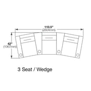 Salamander AV Basics TC3 3 Seat Curved Black Leather Motorized Reclining Home Theater Seating | Best Salamander AV Basics TC3 3 Seat Curved Black Leather Motorized Reclining Home Theater Seating | Salamander AV Basics TC3 3 Seat Curved Black Leather Motorized Reclining Home Theater Seating Reviews | Audiolab Home Audio