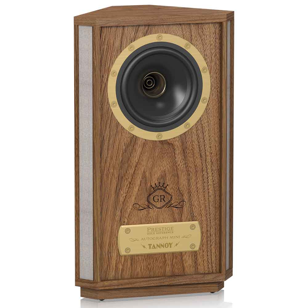 Tannoy Autograph Mini 2-Way Stand-Mount 4" Dual Concentric HiFi Loudspeaker in Oiled Walnut