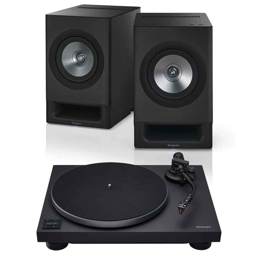 Technics Bundle: Technics SL-50C Direct Drive Turntable and Technics Wireless Speaker System - SC-CX700 - Audiolab