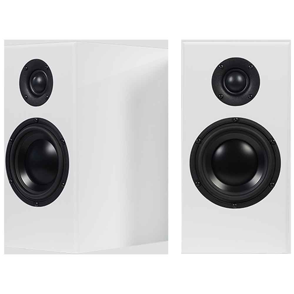 Totem Bison Monitor in Satin White (Pair)