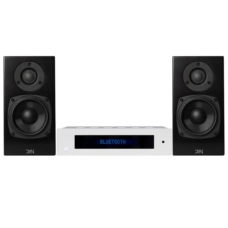 Totem KIN AMP Stereo Amplifier and KIN ONE Bookshelf Speaker 2 Channel Set