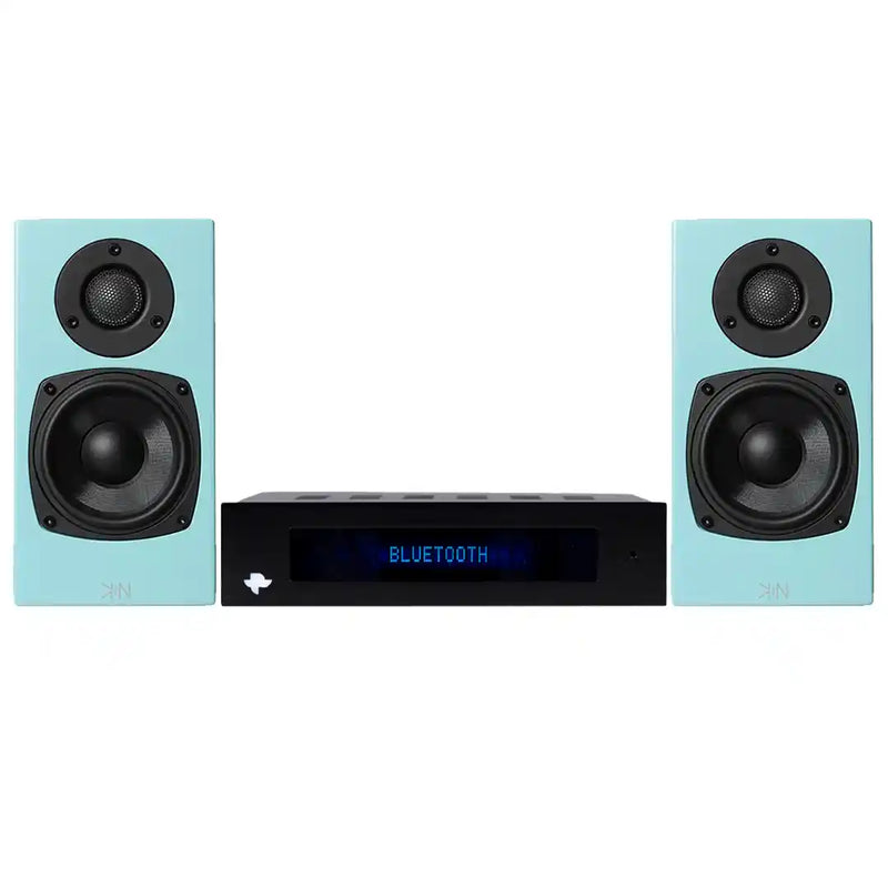 Totem KIN AMP Stereo Amplifier and KIN ONE Bookshelf Speaker 2 Channel Set