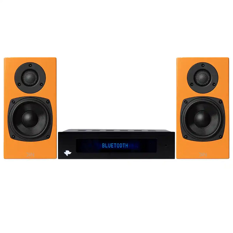 Totem KIN AMP Stereo Amplifier and KIN ONE Bookshelf Speaker 2 Channel Set