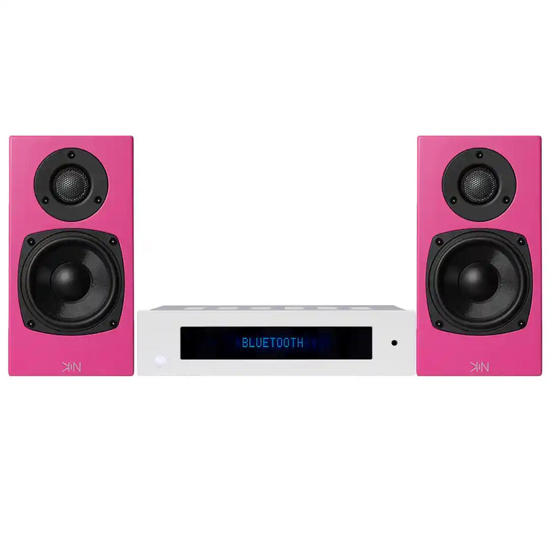 Totem KIN AMP Stereo Amplifier and KIN ONE Bookshelf Speaker 2 Channel Set