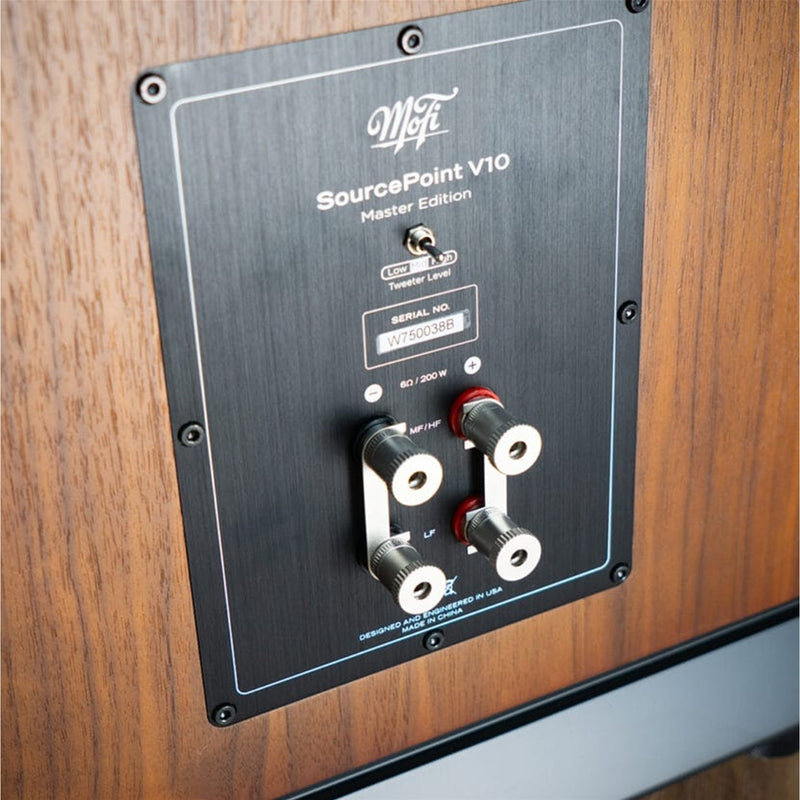 MoFi SourcePoint V10 Master Edition Floorstanding Speakers in Walnut