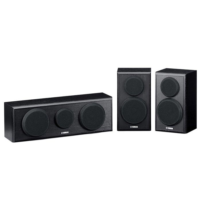 Yamaha NS-P150 Center and Two Surround Speakers Package HD Movie