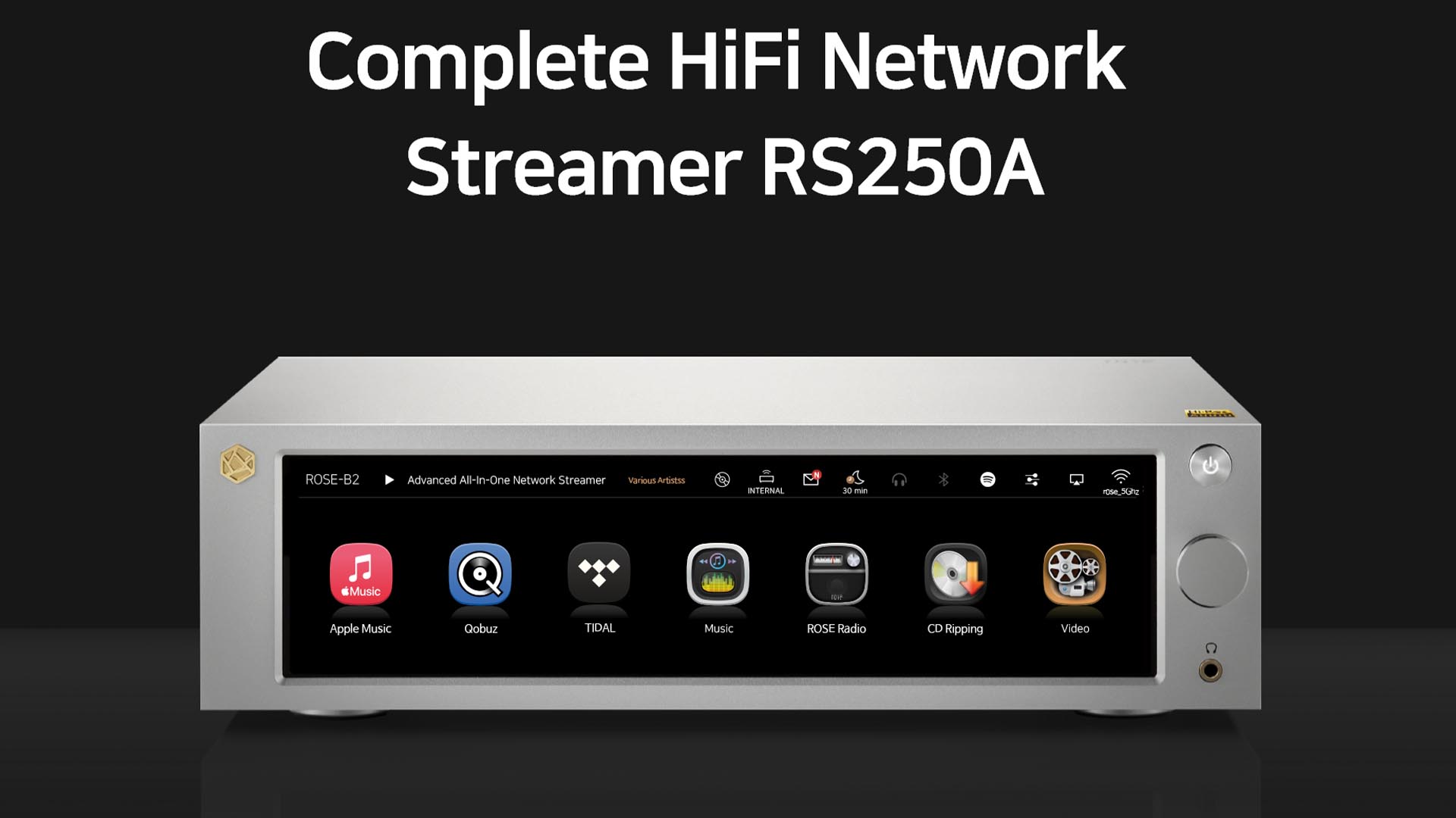 HiFi Rose RS250 Streaming DAC - HiFi and Music Source